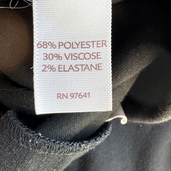 J. Jill Womens Pull On Boot Cut Pant Size L Stretchy Minimal Black - Picture 4 of 6